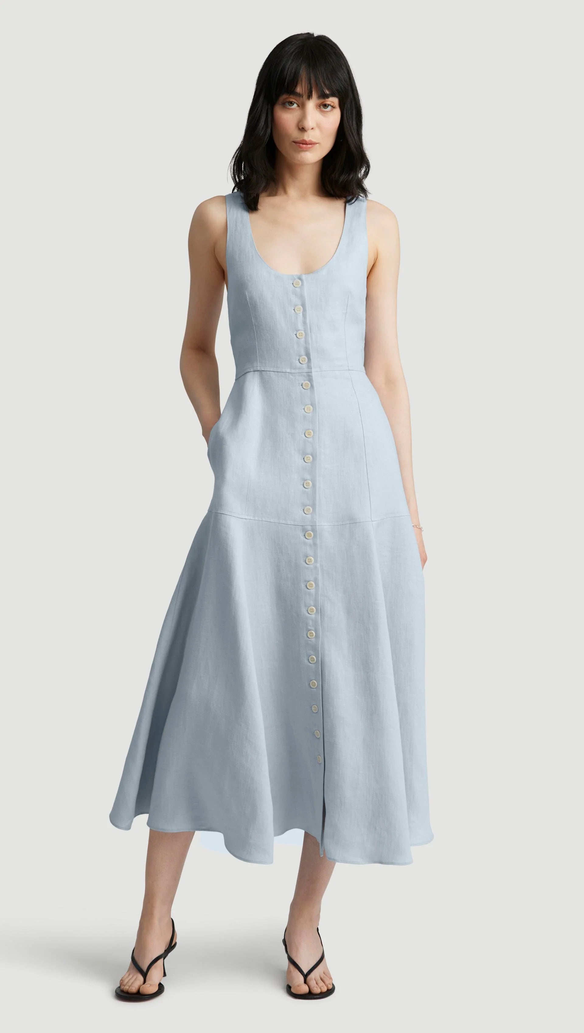 MARCI DRESS - GLACIER BLUE