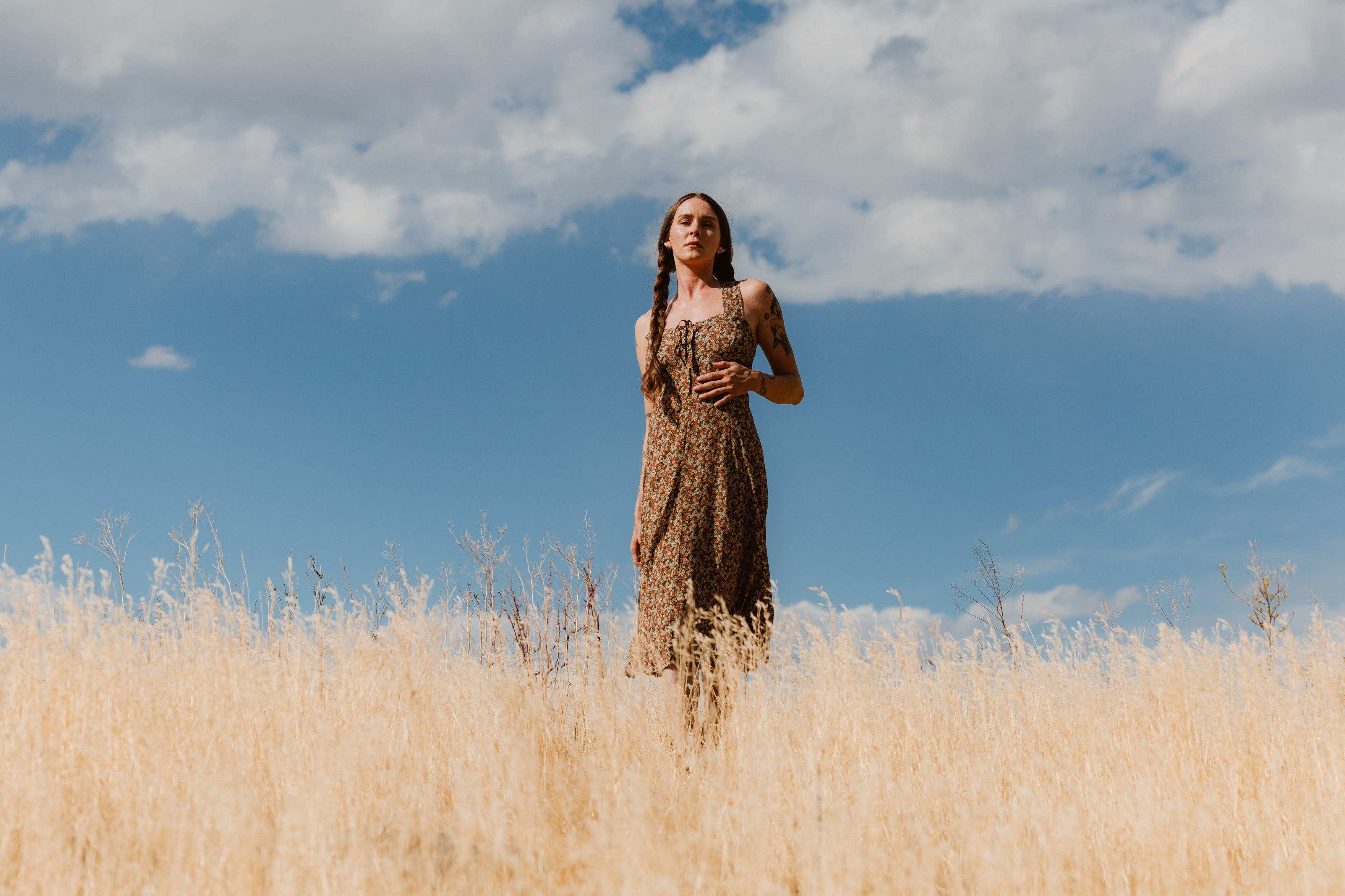 Dunton Dress - Autumn Calico