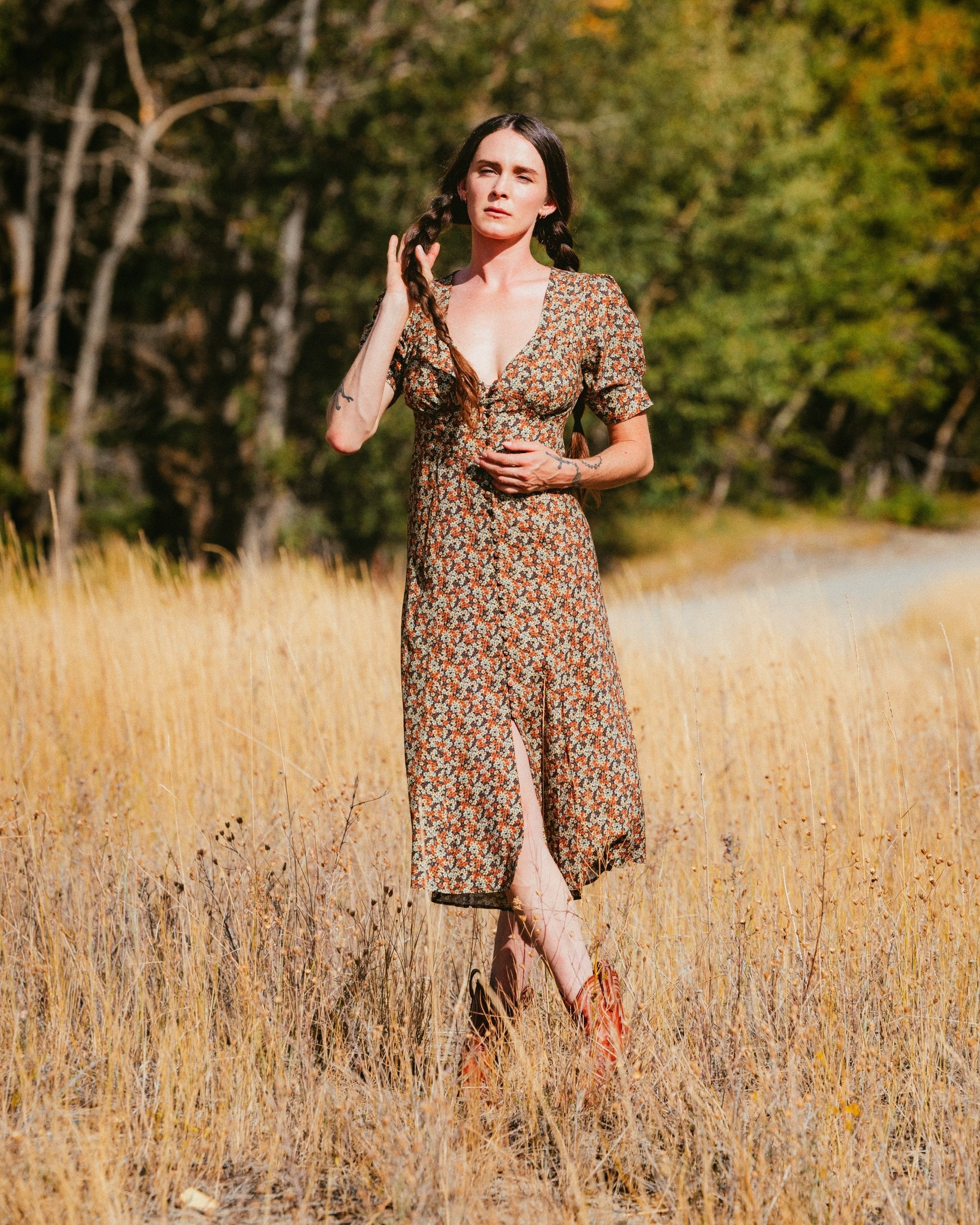 MZK Dress - Autumn Calico