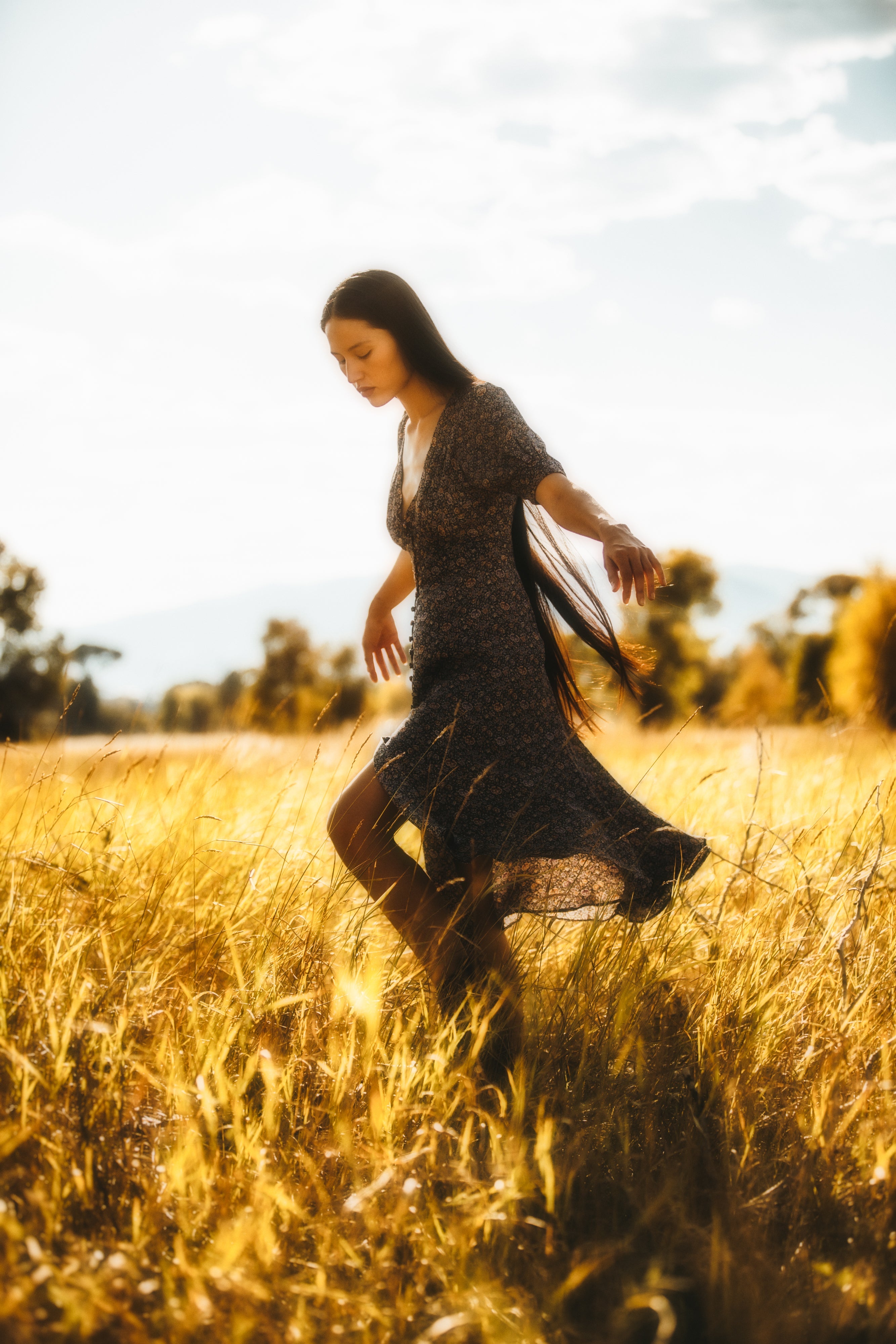 MZK Dress - Western Dusty Floral