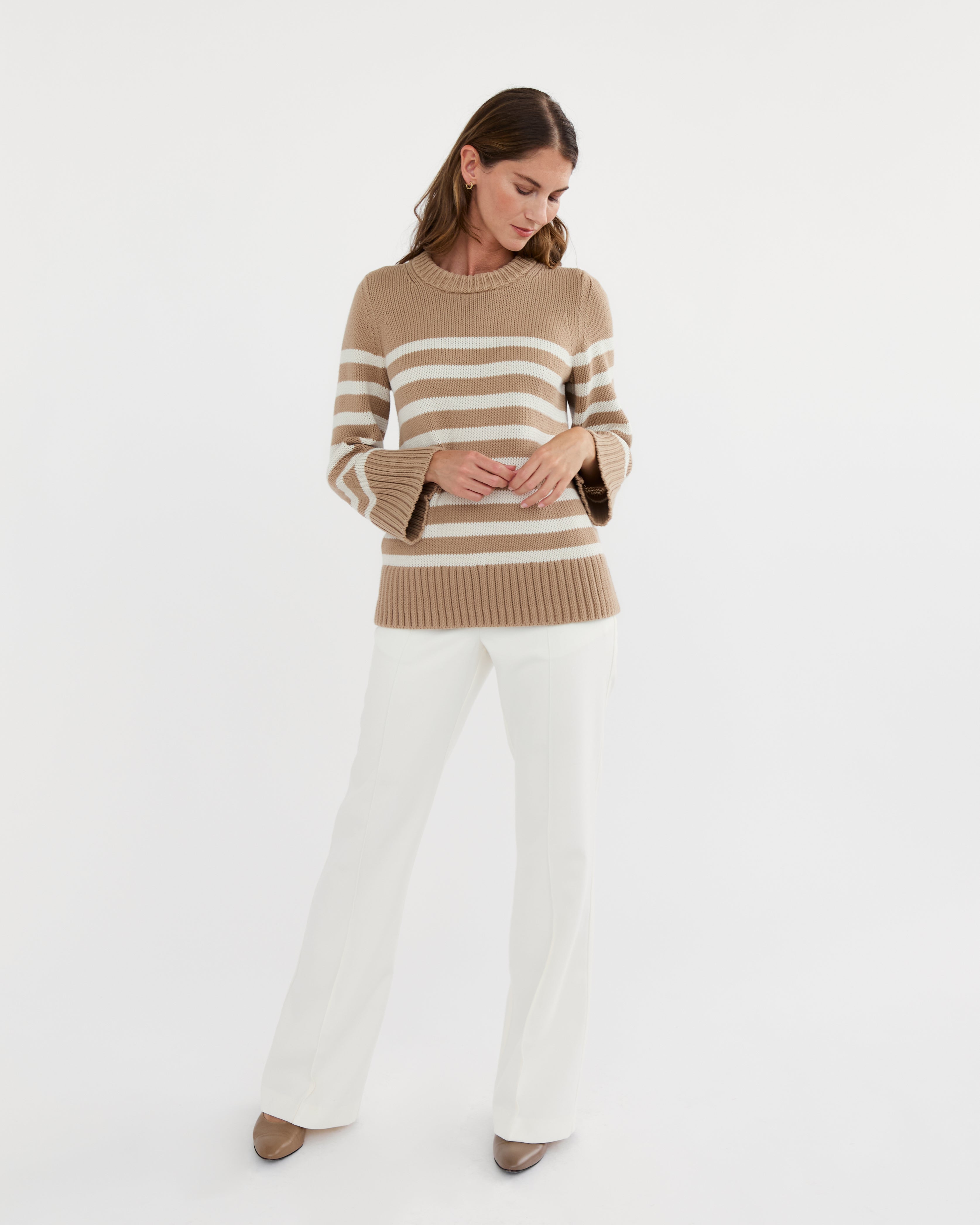 The Kittery Stripe Cotton Sweater