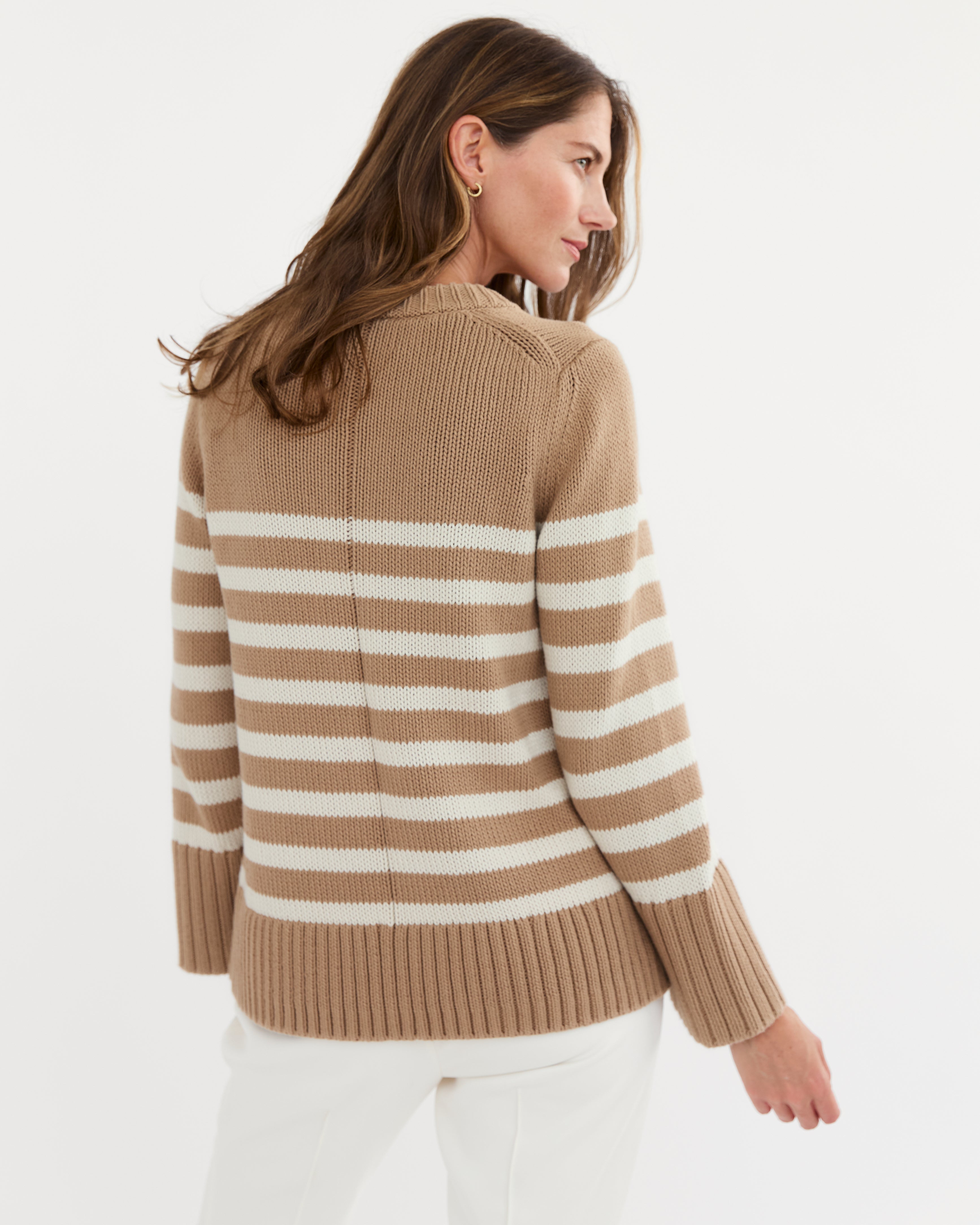 The Kittery Stripe Cotton Sweater