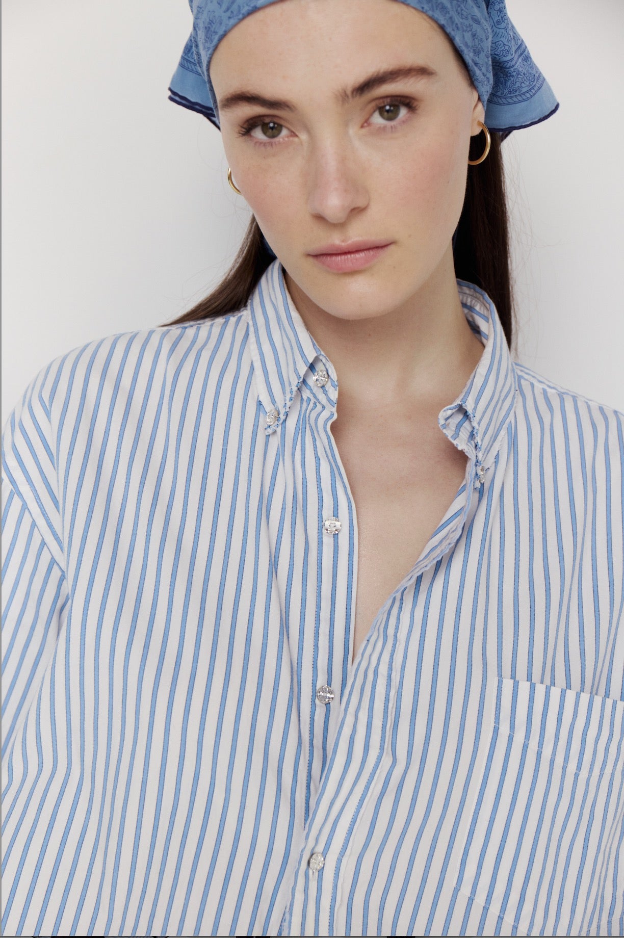 SHIRT 086 - Blue Stripe