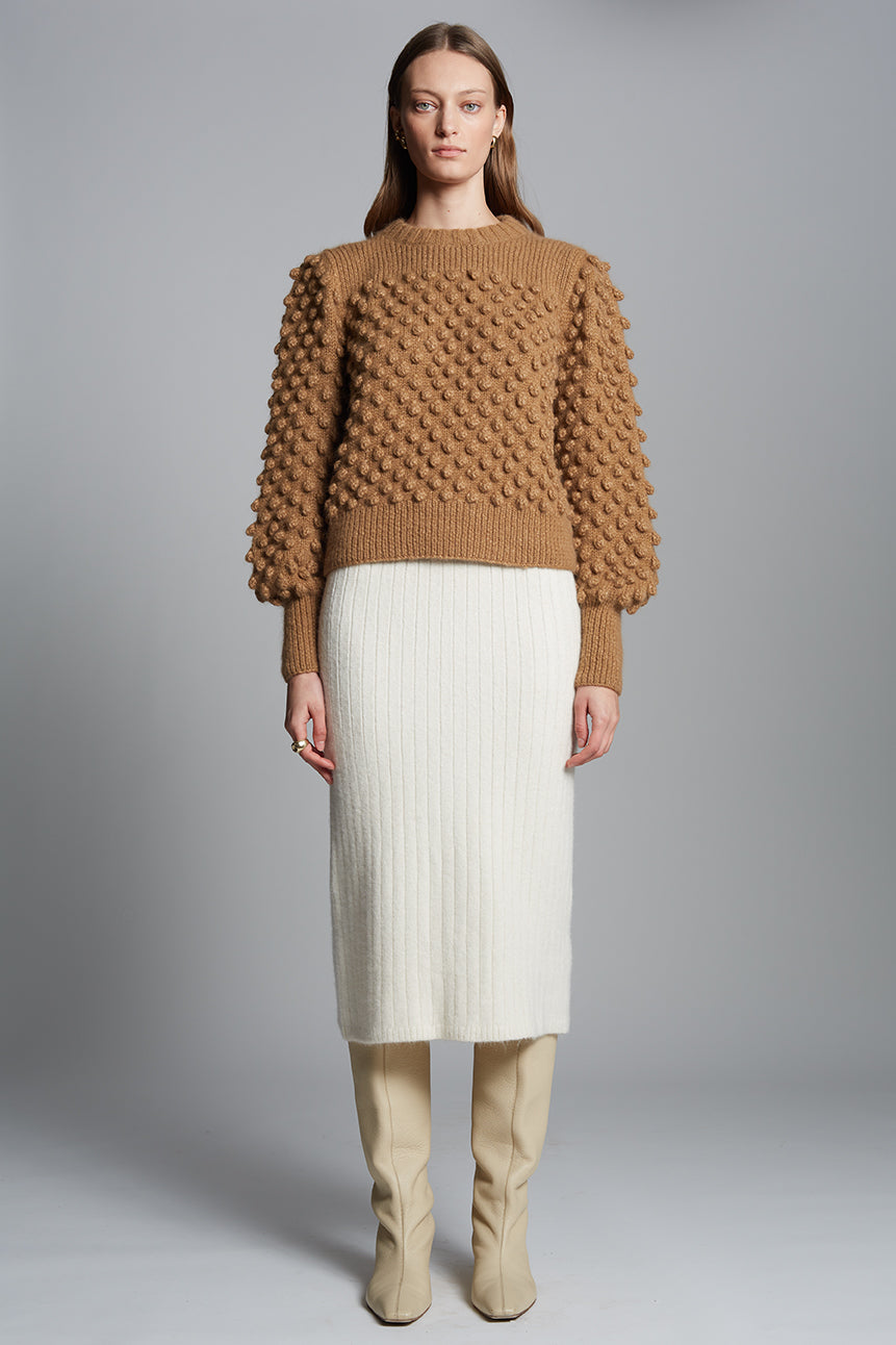 CAMILA SWEATER - CAMEL