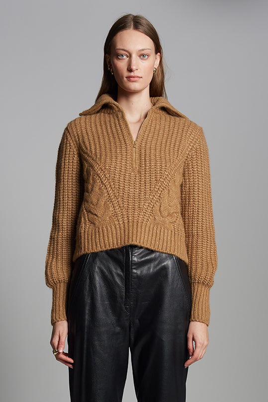 TERRA SWEATER - CAMEL