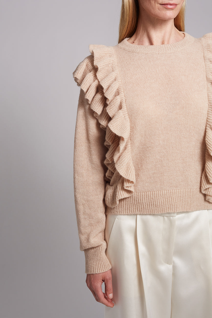 ELINA SWEATER | PALE CAMEL