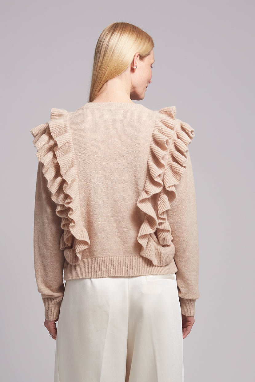 ELINA SWEATER | PALE CAMEL