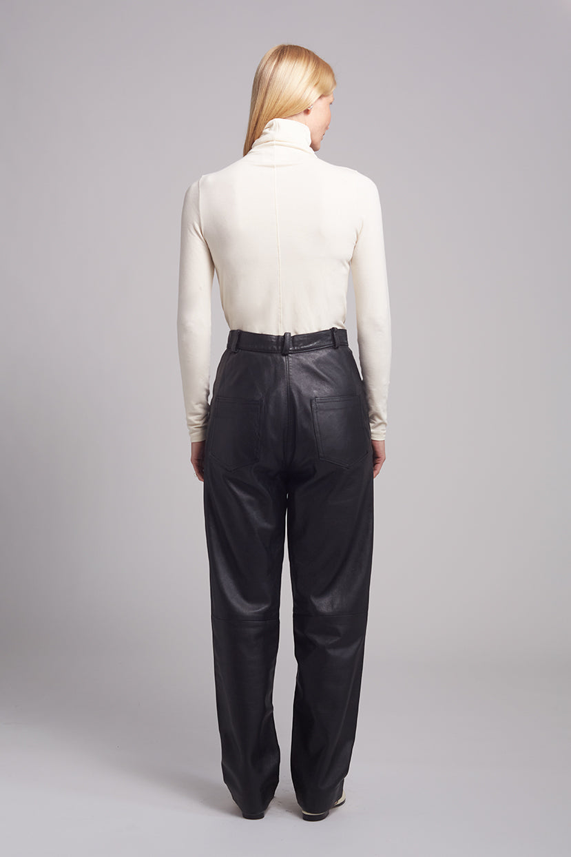 ANA T-NECK KNIT | IVORY
