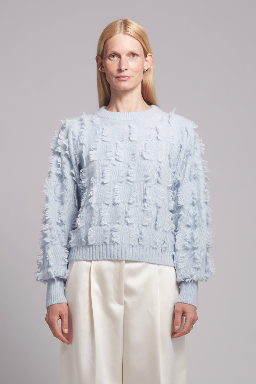 HALLY SWEATER | POWDER BLUE