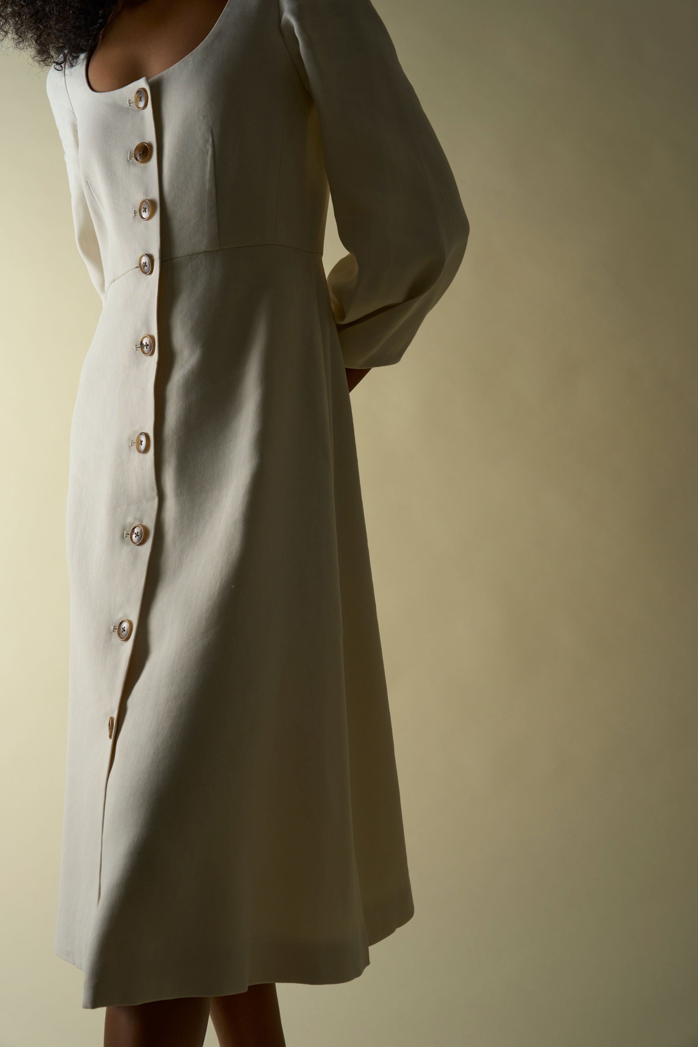 ALAMO DRESS - ALABASTER WHITE