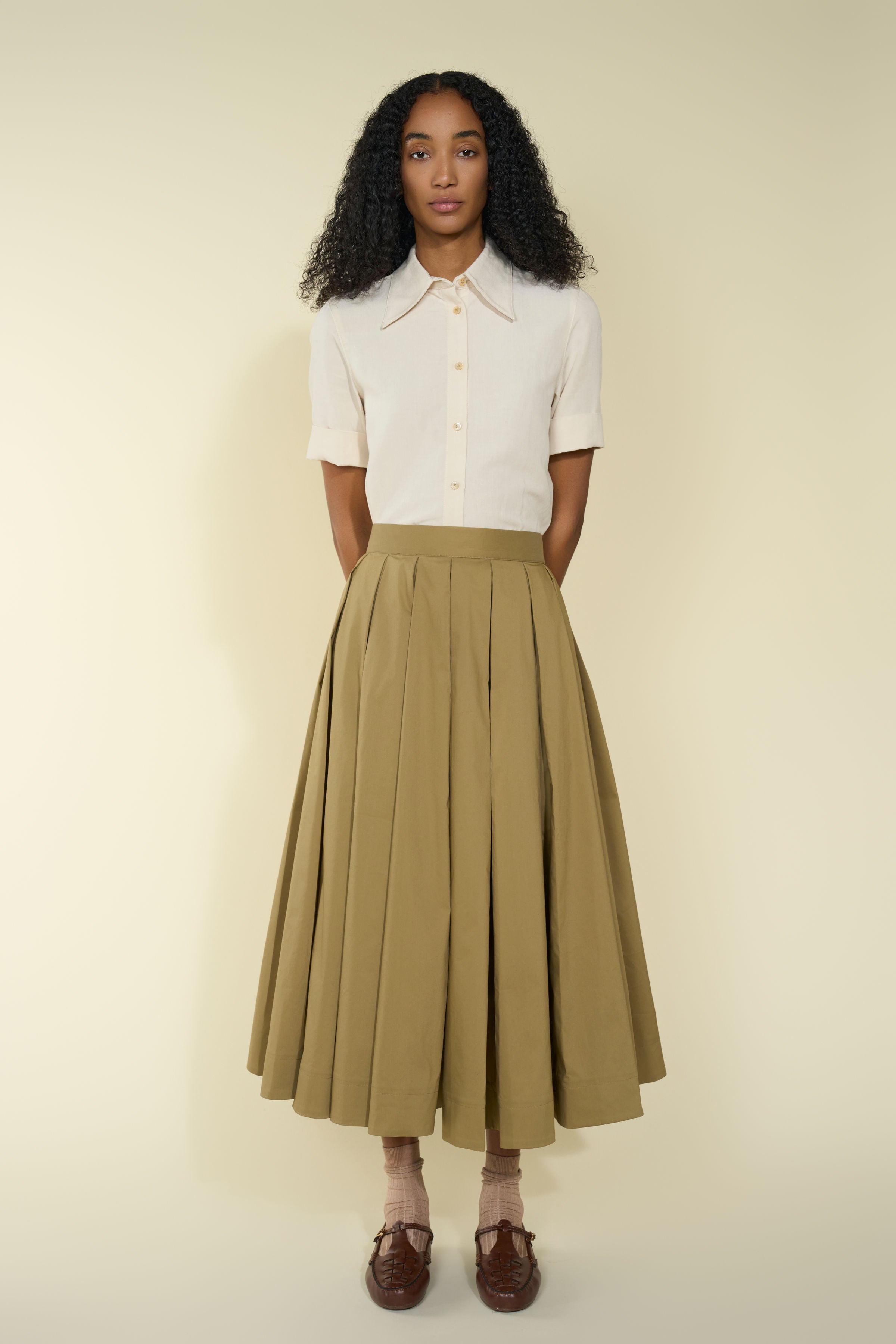 CHICURA SHIRT- GESSO/CREAM