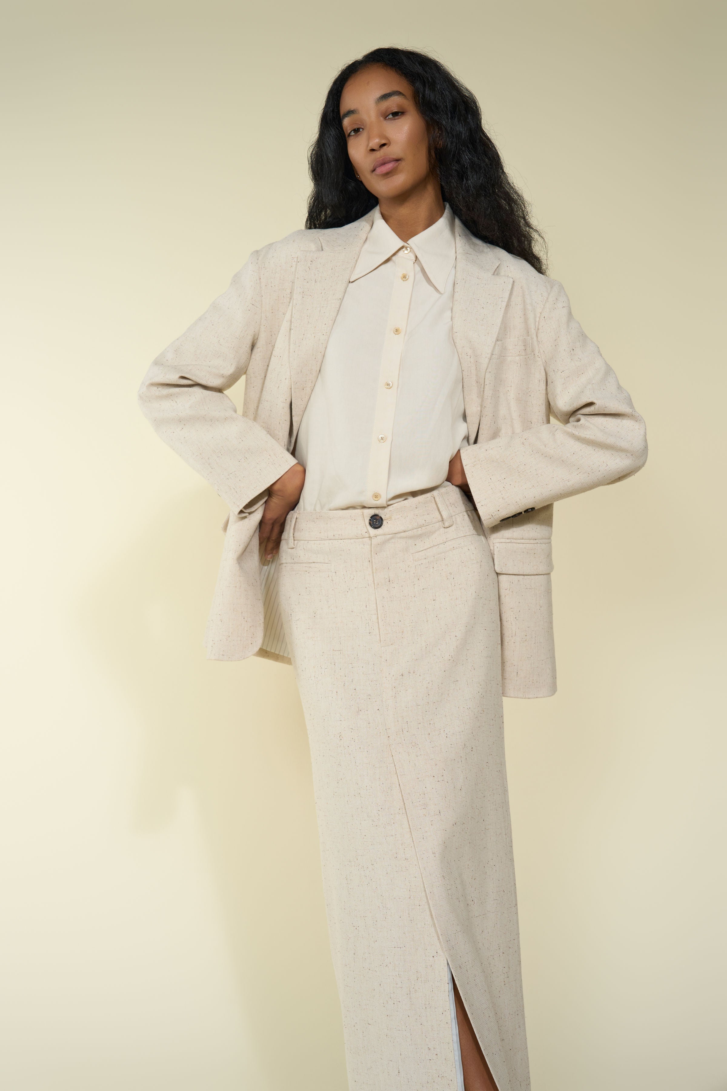 BISNAGA SKIRT - CREAM