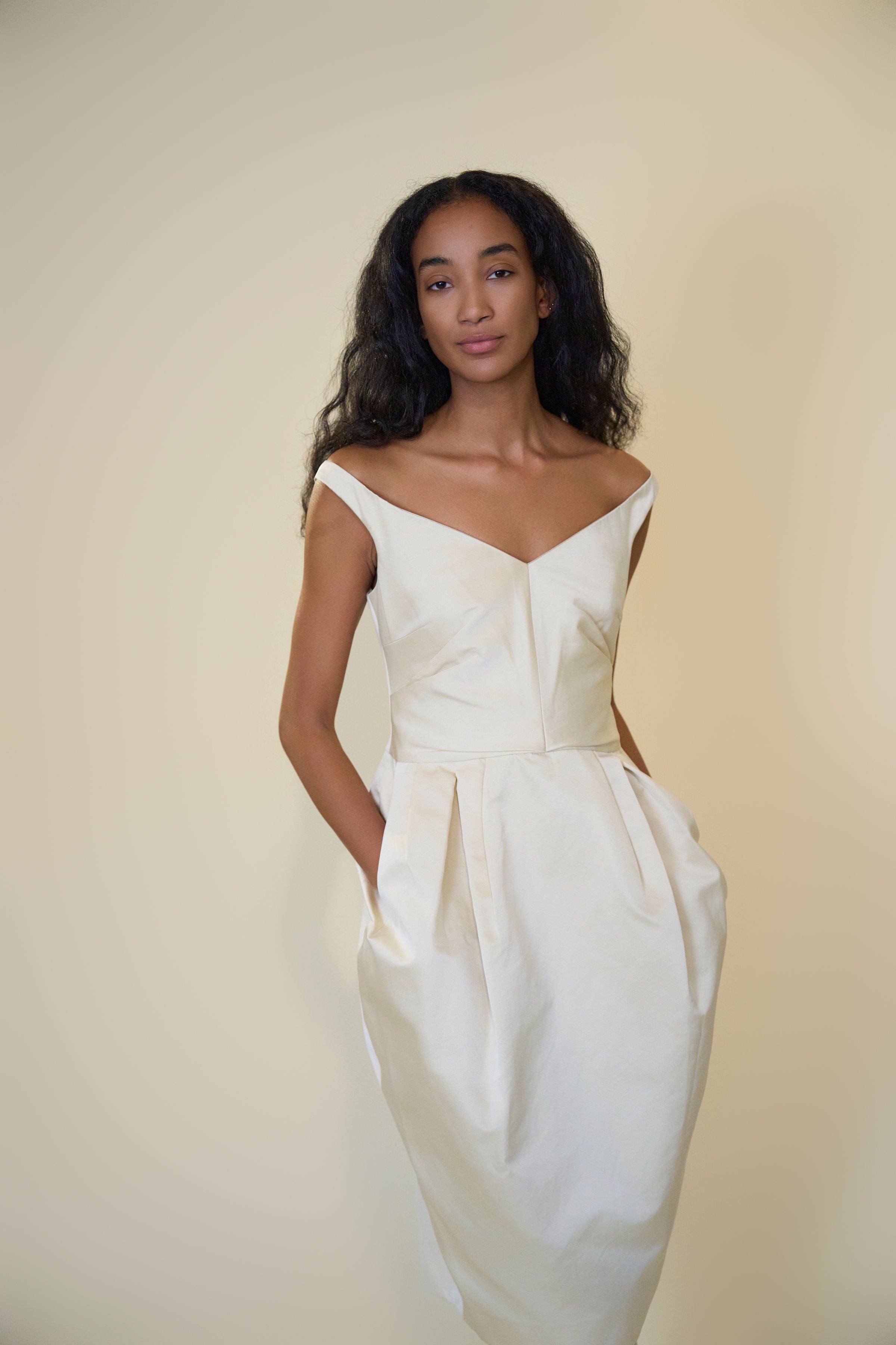 PILONCILLO DRESS - IVORY