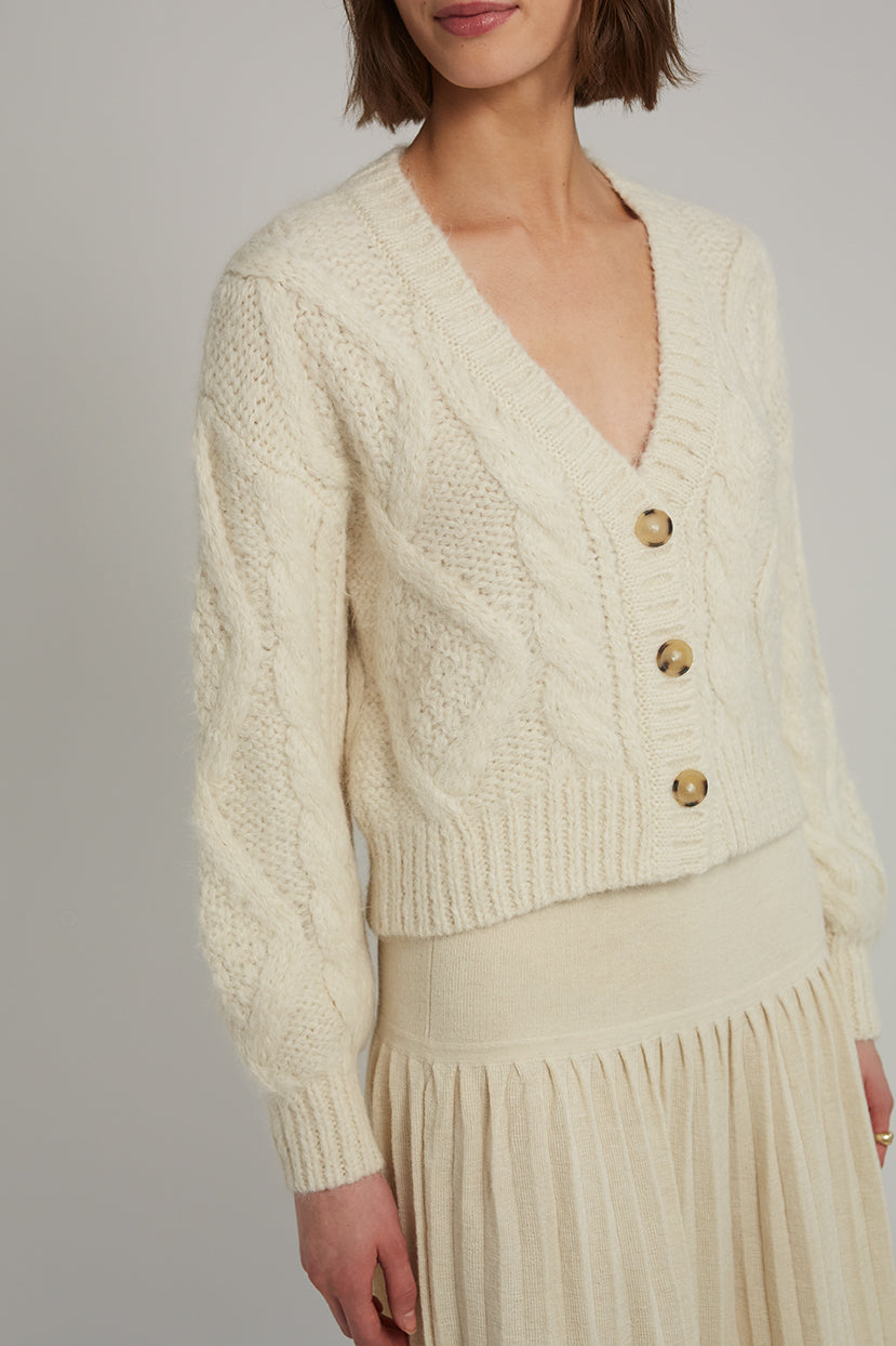 Eleven Six Tara Cardi in Ivory