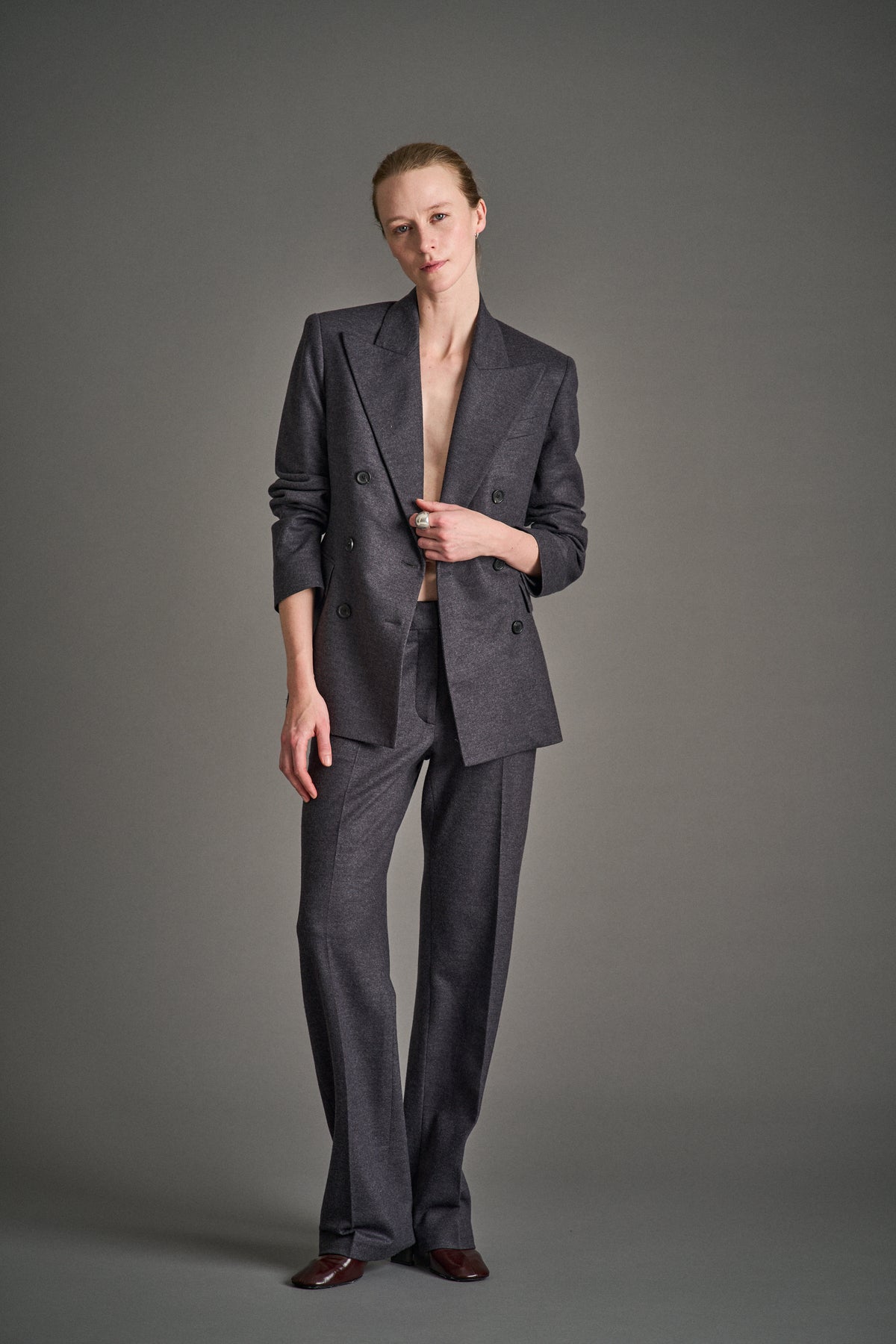 Maxwell Blazer - Grey Melange