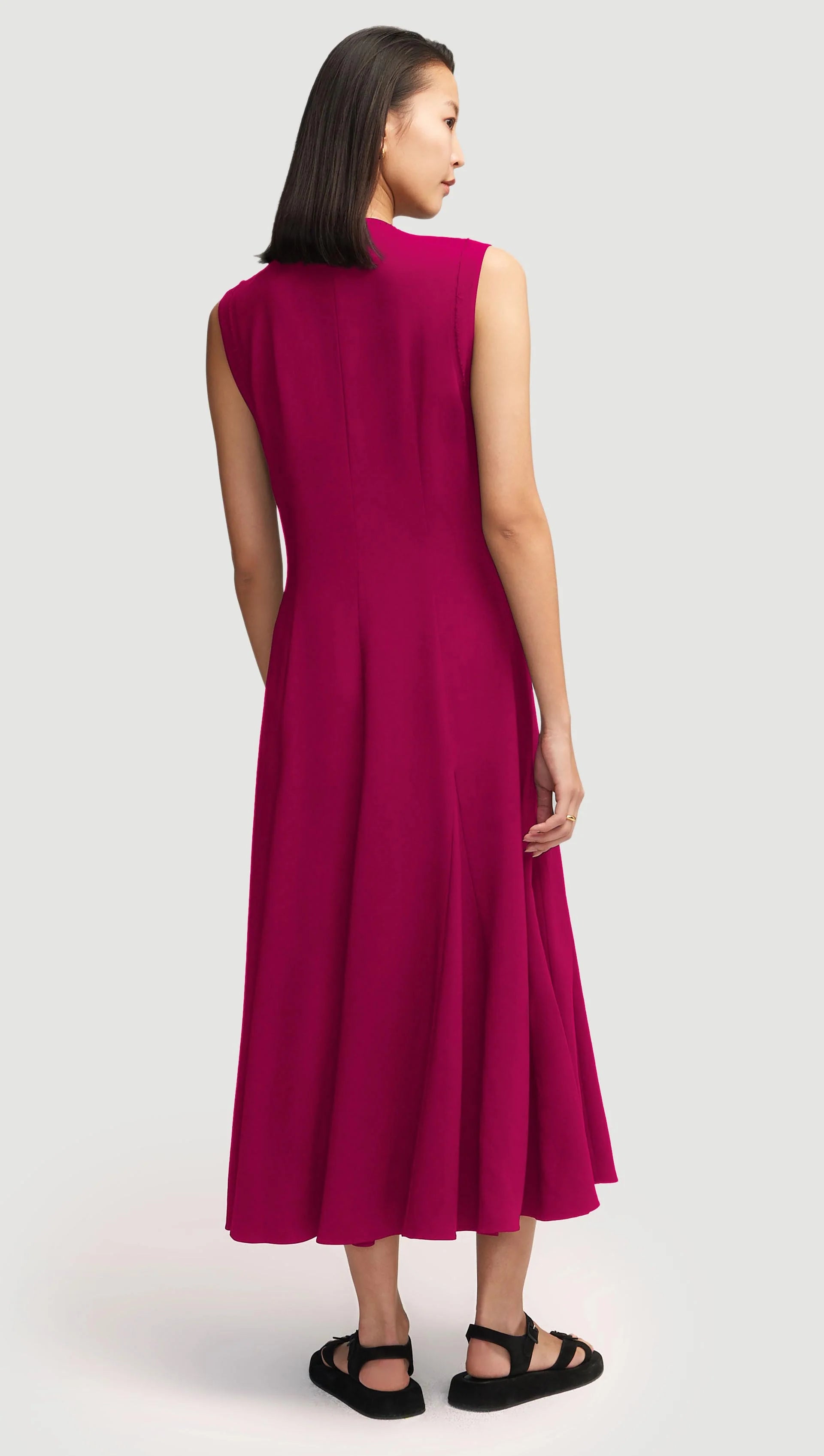 CORNELIA DRESS VISCOSE LINEN TWILL