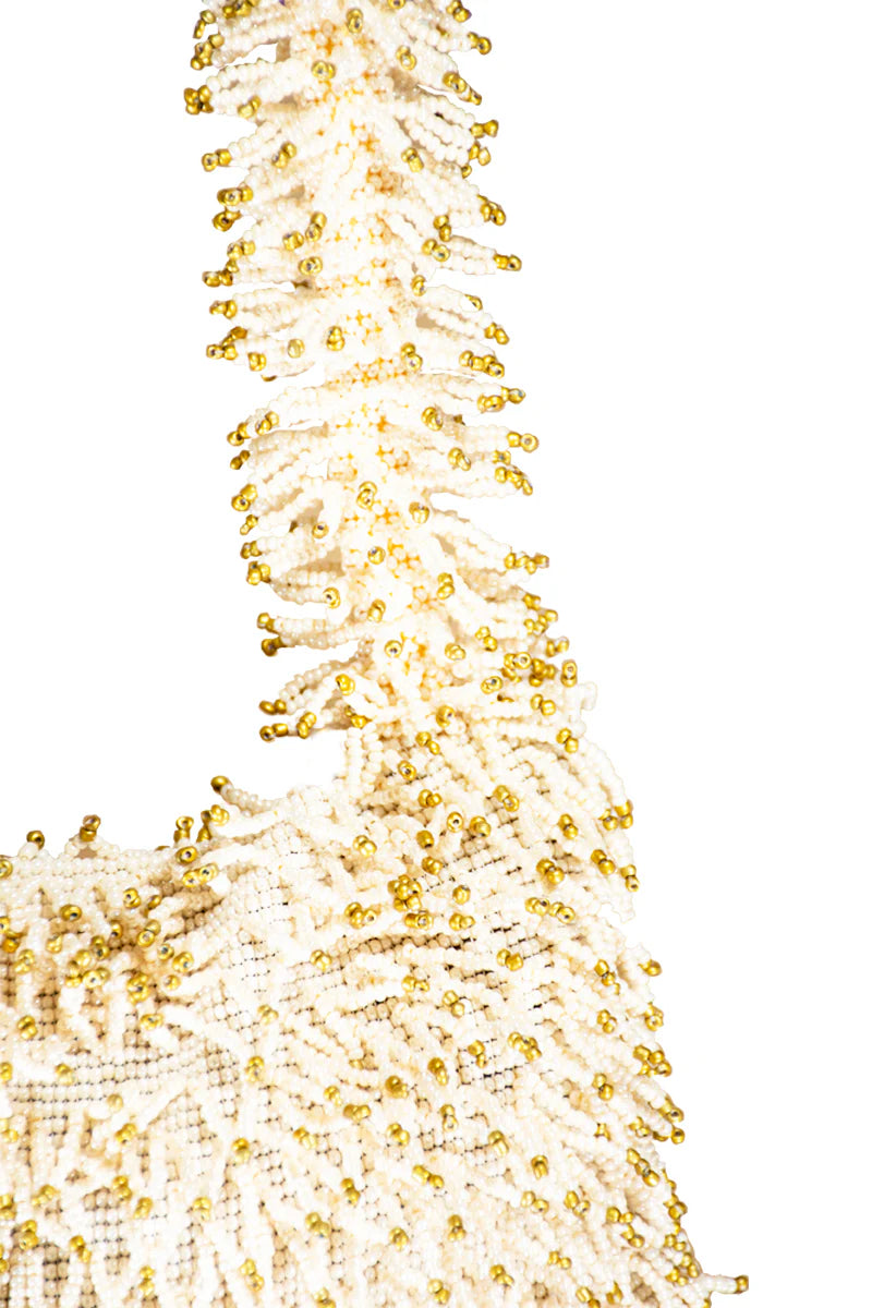 NINA BAG - CREAM & GOLD