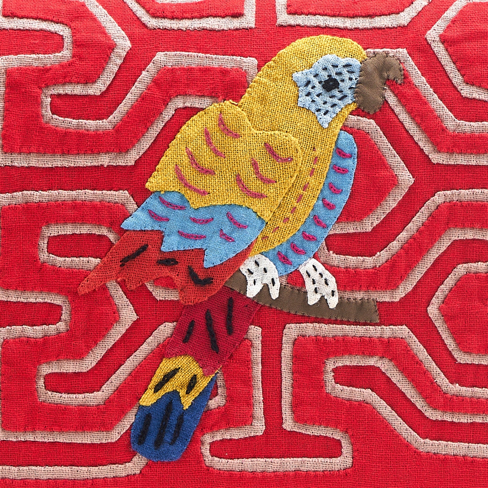 Red Guacamaya Clutch