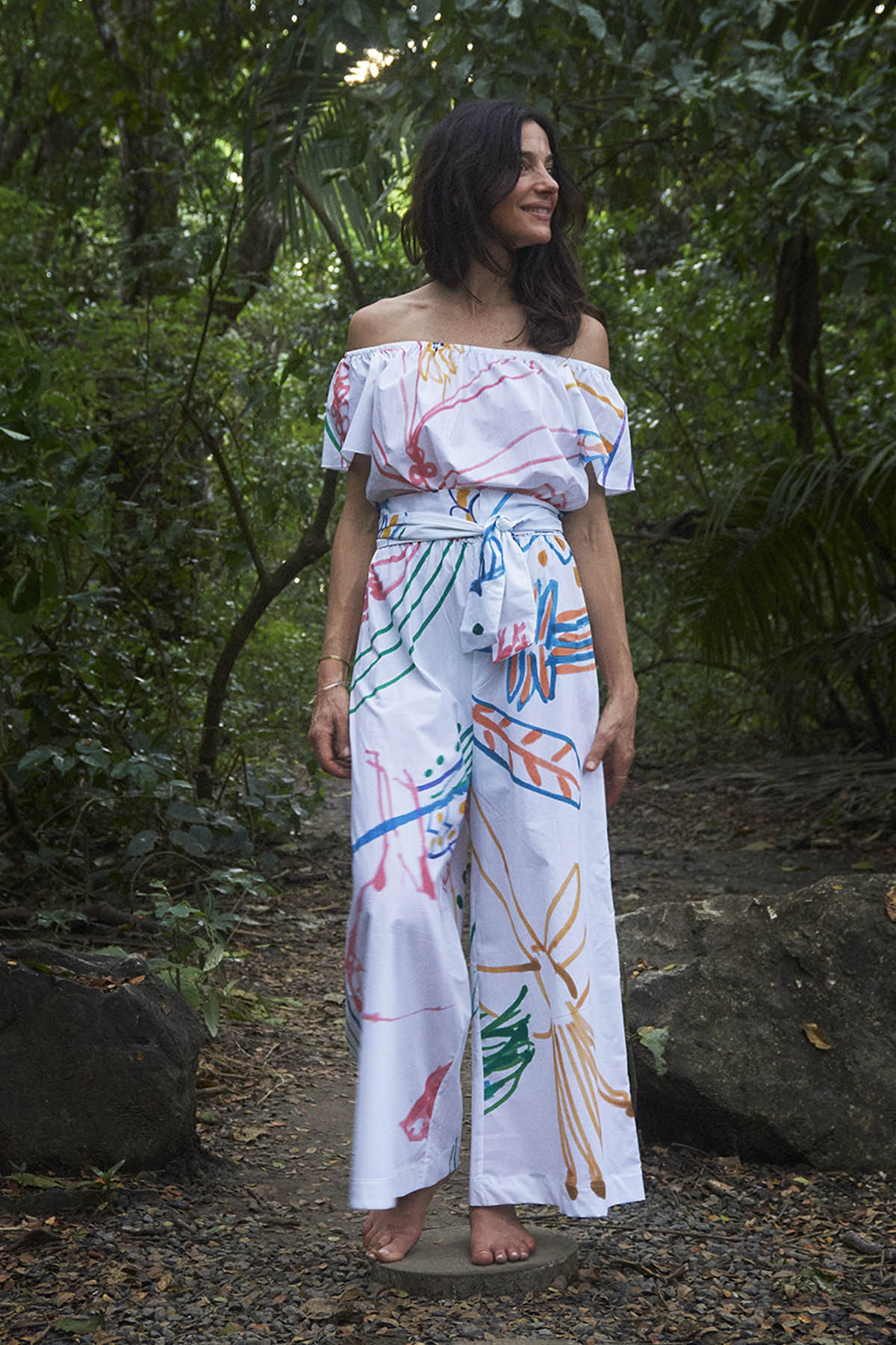 DANI FLAIR SLEEVE JUMPSUIT