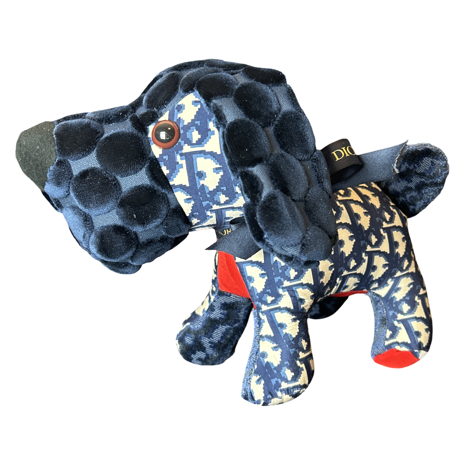 Dior Trotter Scarf Patchwork Puppy at Vintage Luxe Up