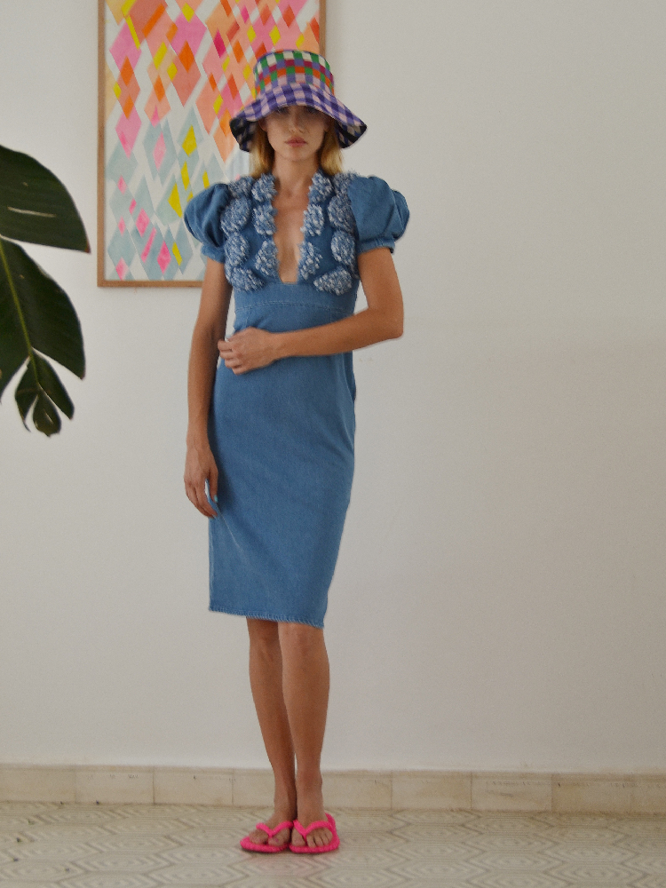 MOROCCAN DENIM DRESS