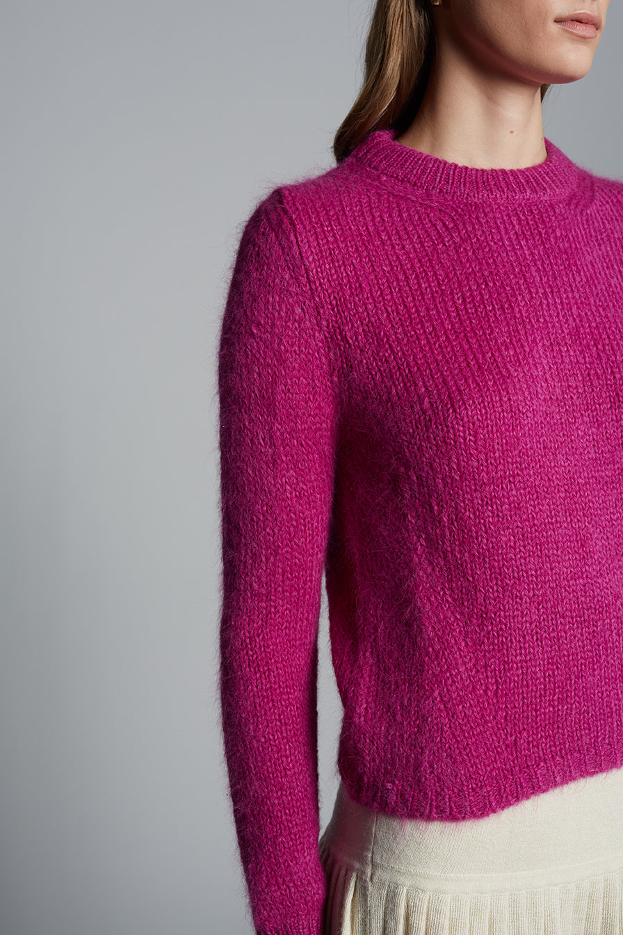 AVA SWEATER - FUCHISA