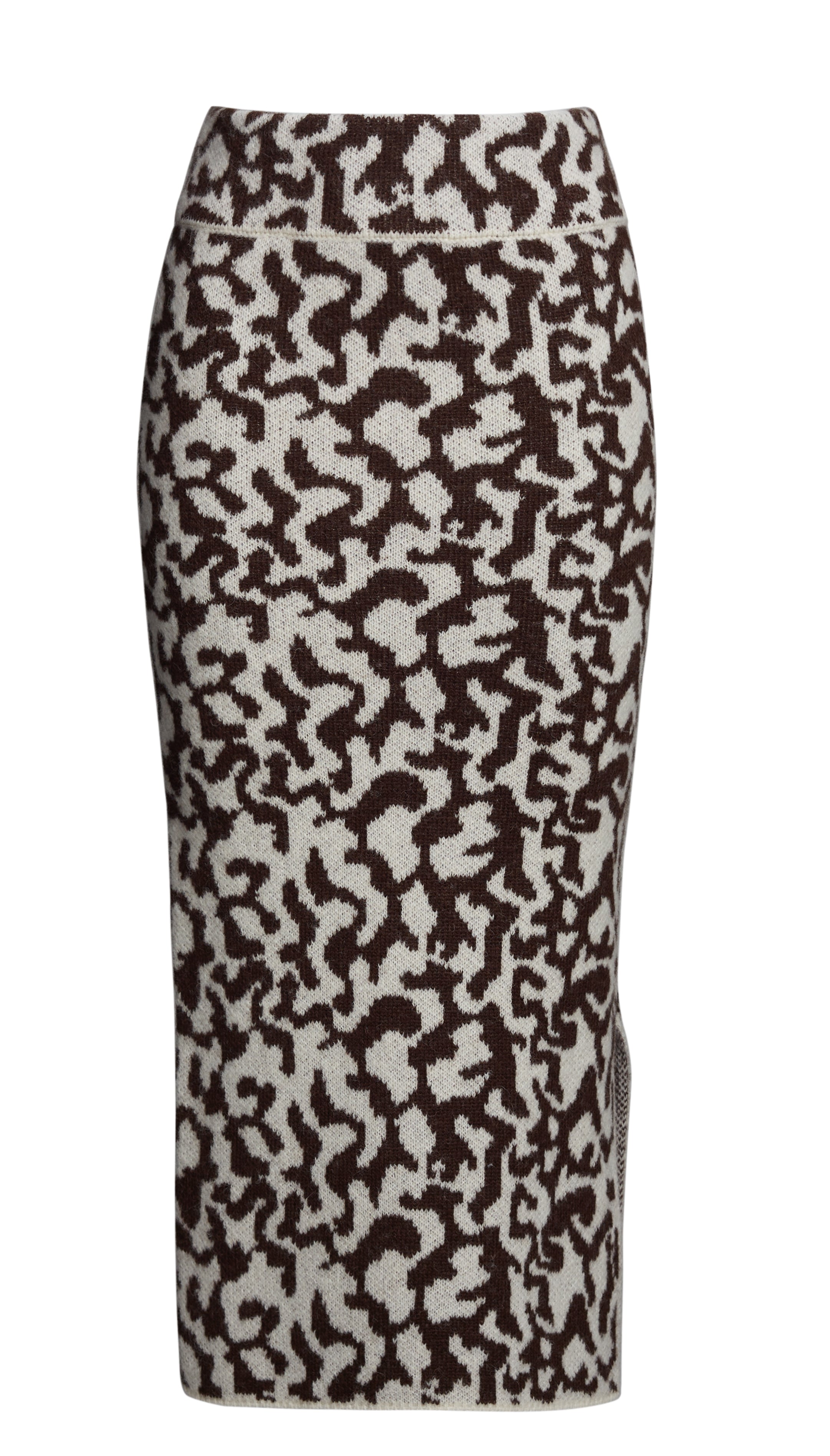 JUNO SKIRT - IVORY + ESPRESSO