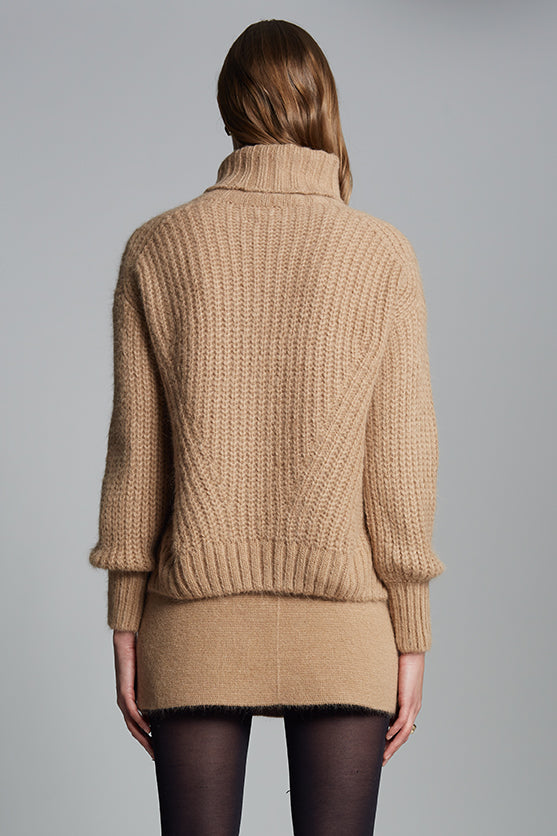 ALI SWEATER - PALE CAMEL