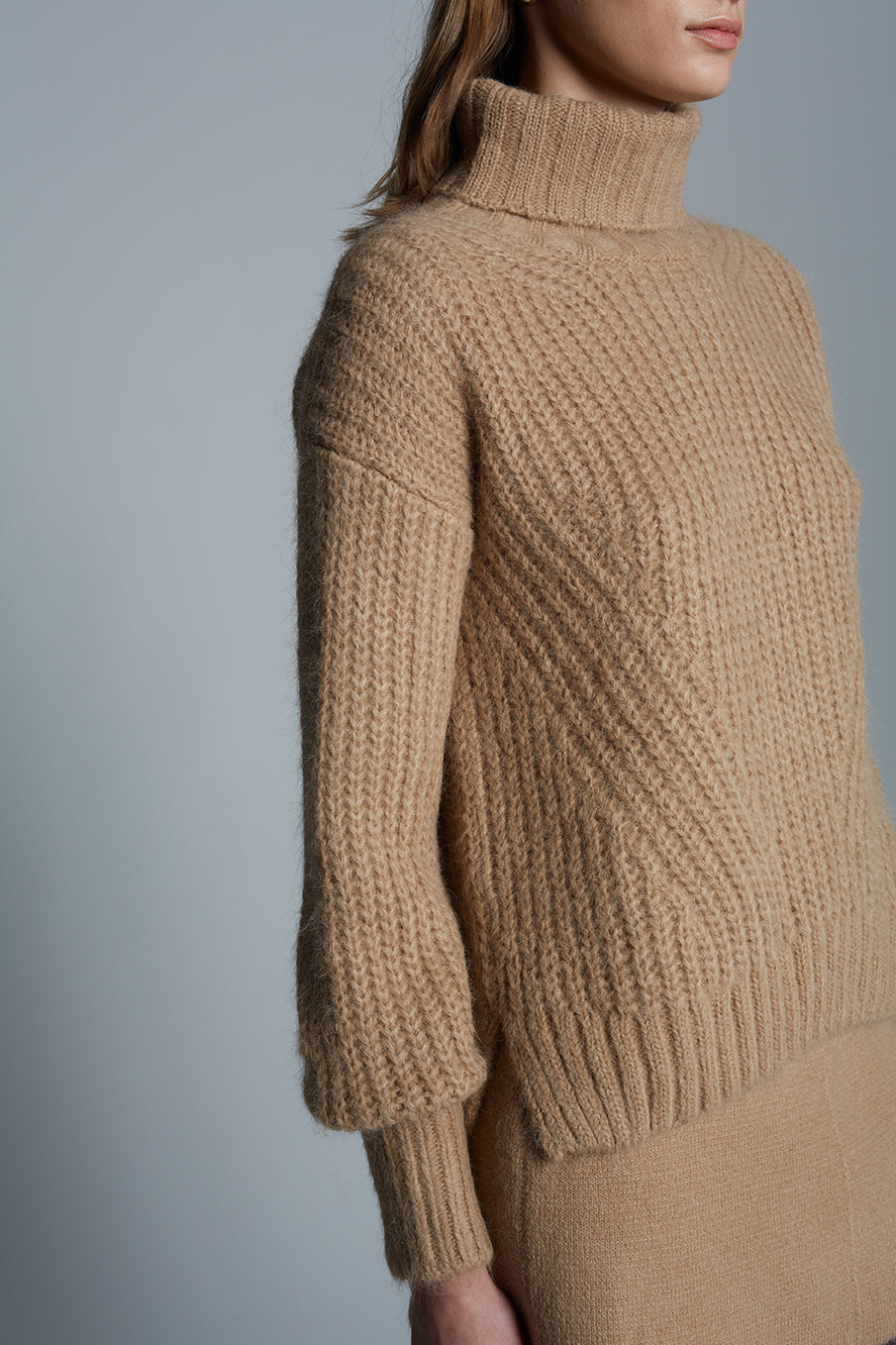 ALI SWEATER - PALE CAMEL