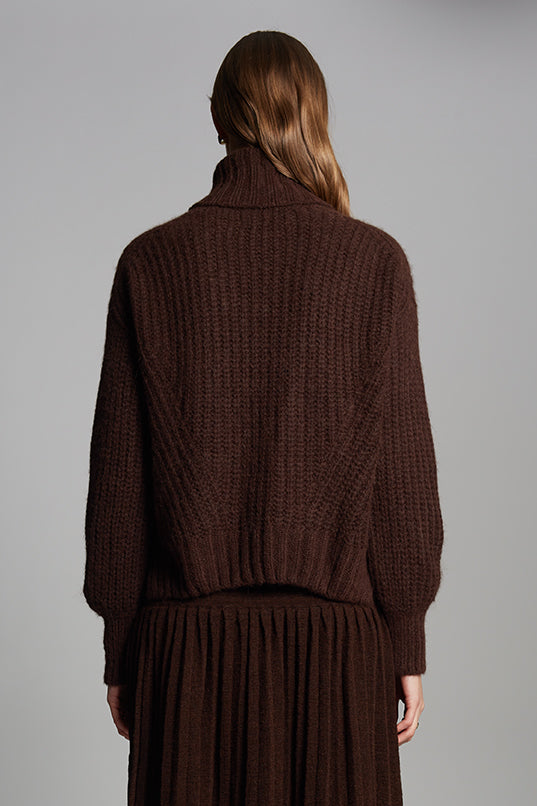 ALI SWEATER - COCOA