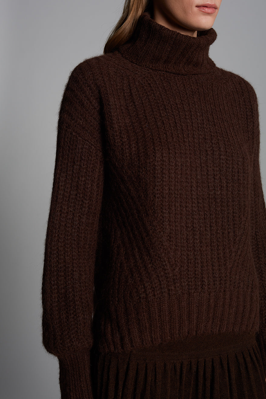 ALI SWEATER - COCOA