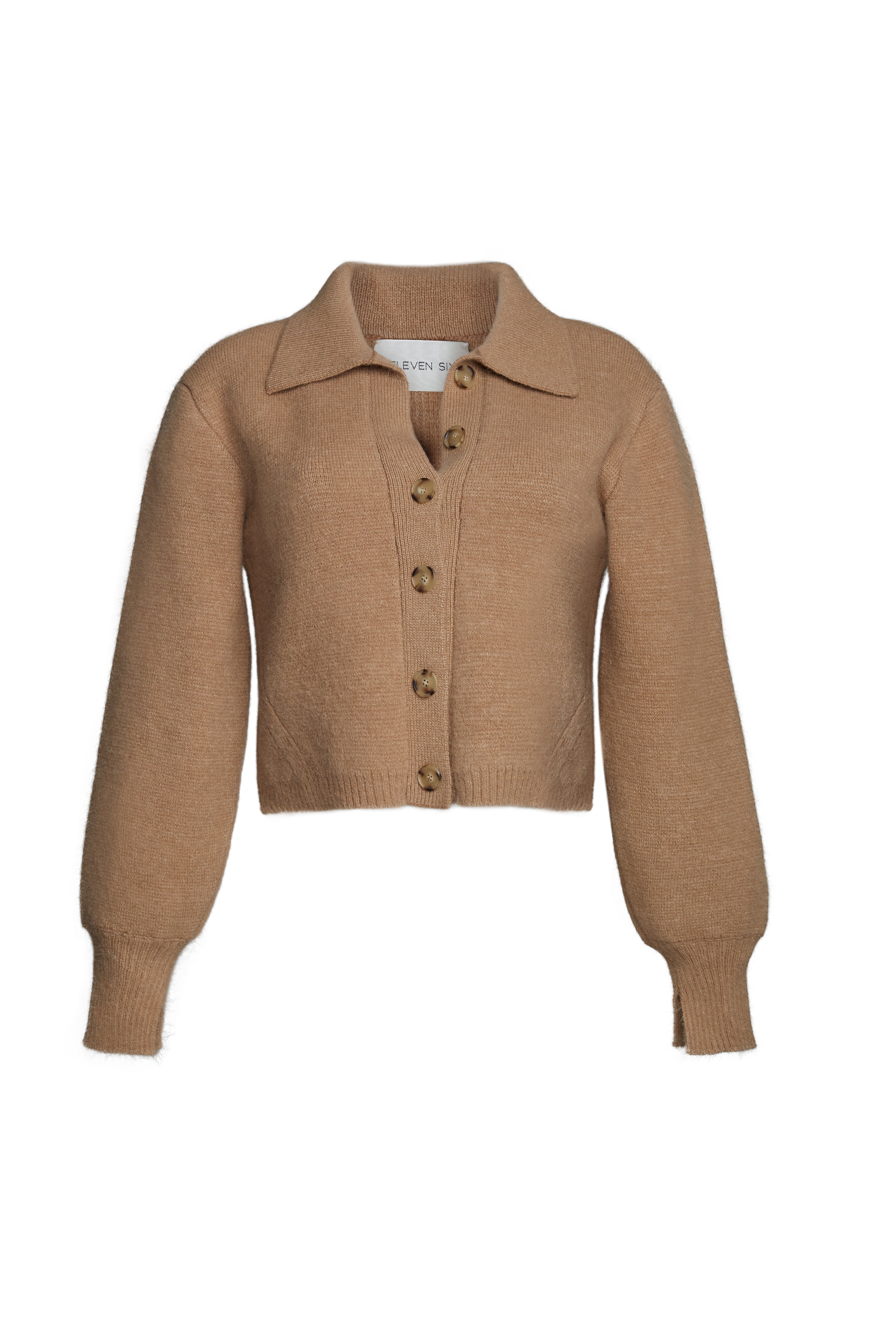 SADIE CARDI - PALE CAMEL