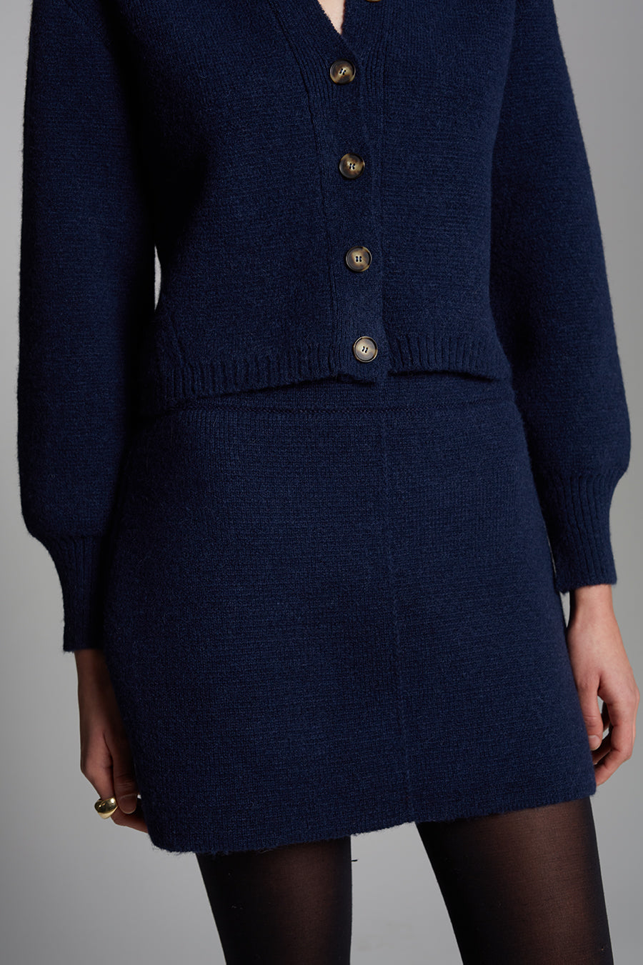 LYDIA MINI SKIRT - NAVY