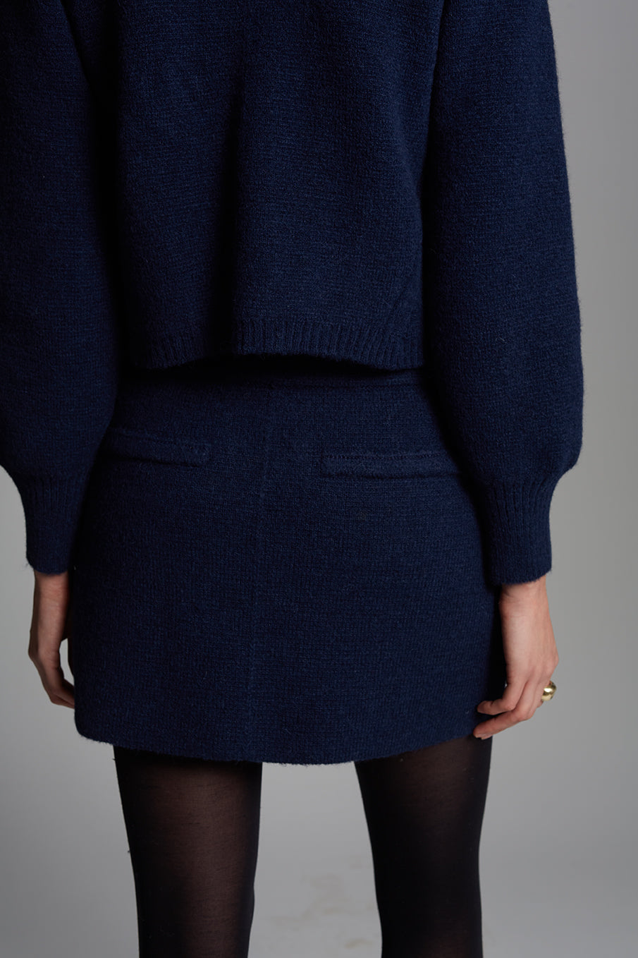 LYDIA MINI SKIRT - NAVY