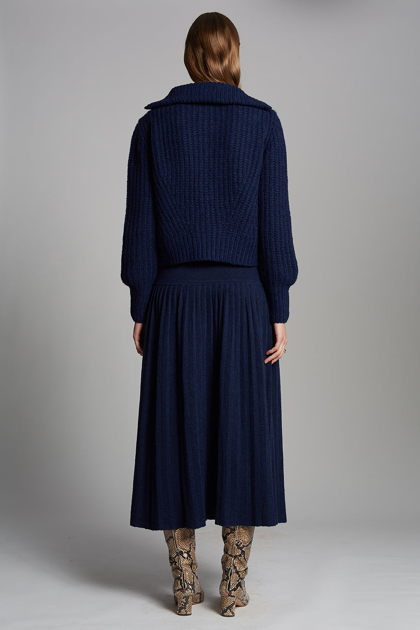 LEA SKIRT - NAVY