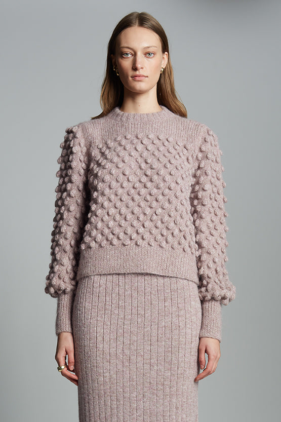 CAMILA SWEATER - PINK MELANGE
