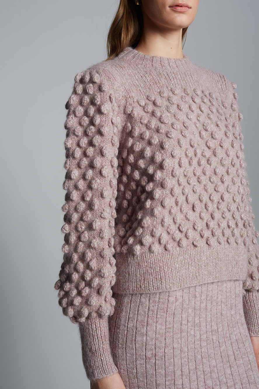 CAMILA SWEATER - PINK MELANGE