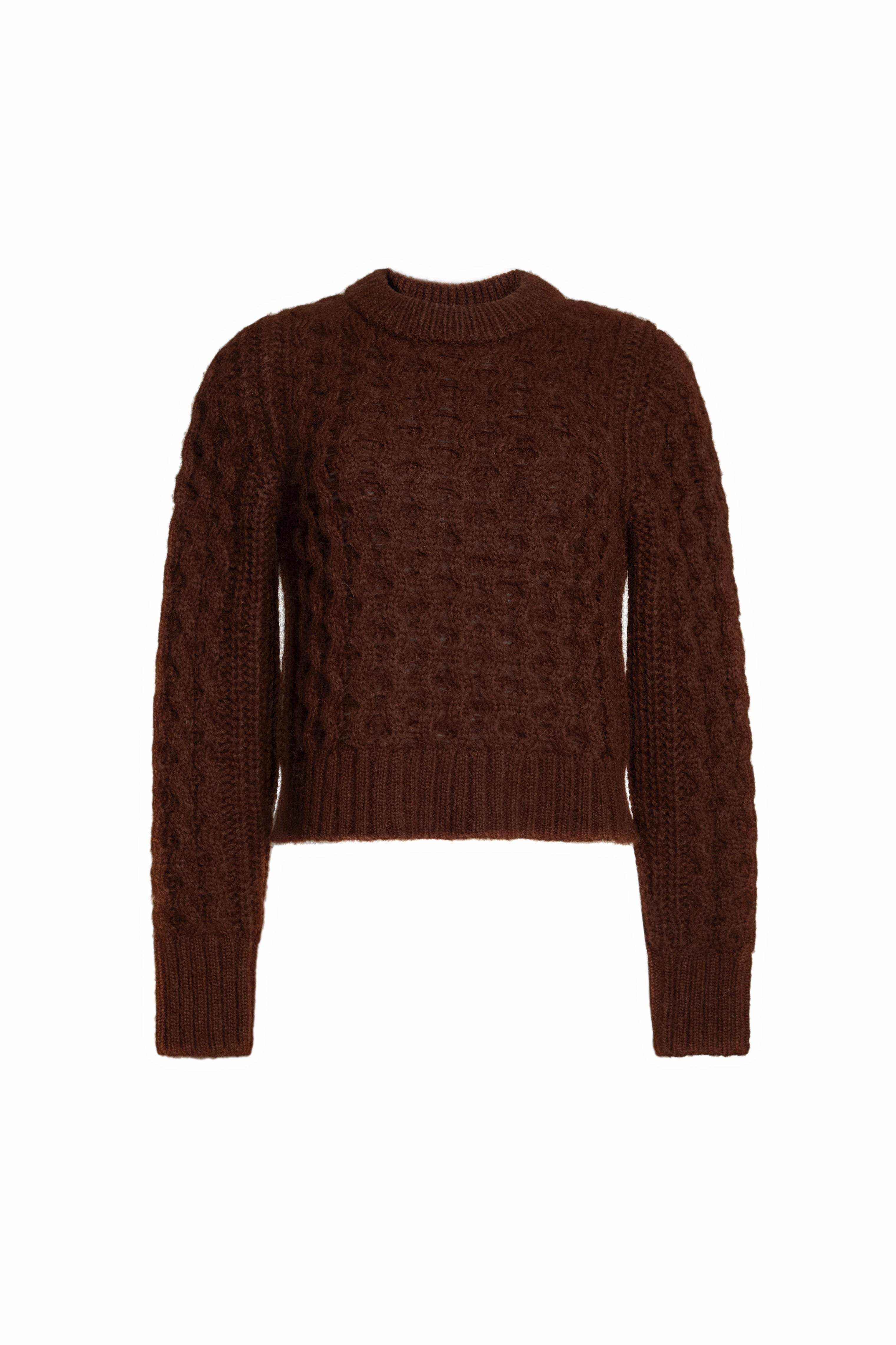 AMARA SWEATER - ESPRESSO
