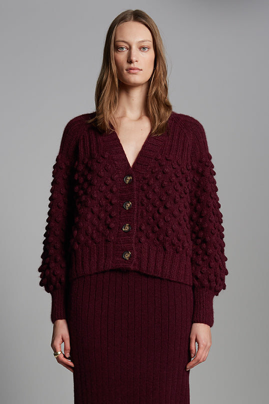 SAGE CARDI - MERLOT