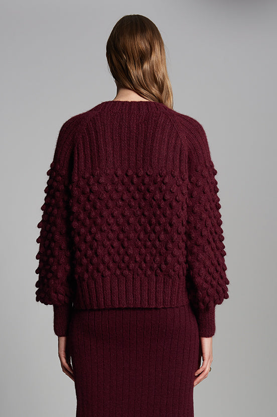 SAGE CARDI - MERLOT