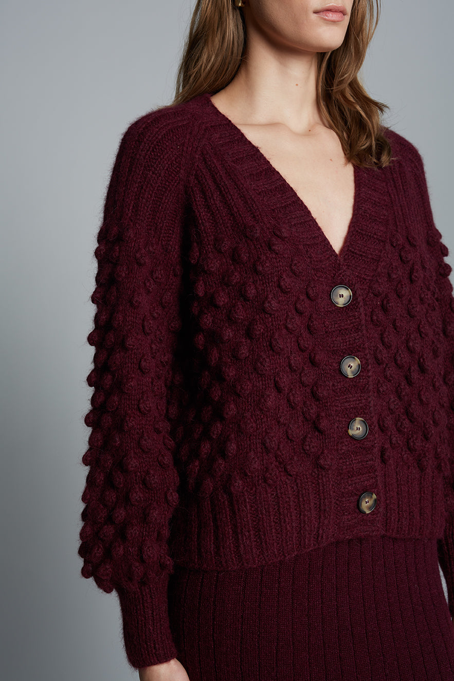 SAGE CARDI - MERLOT