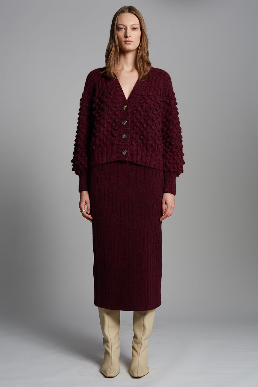SAGE CARDI - MERLOT