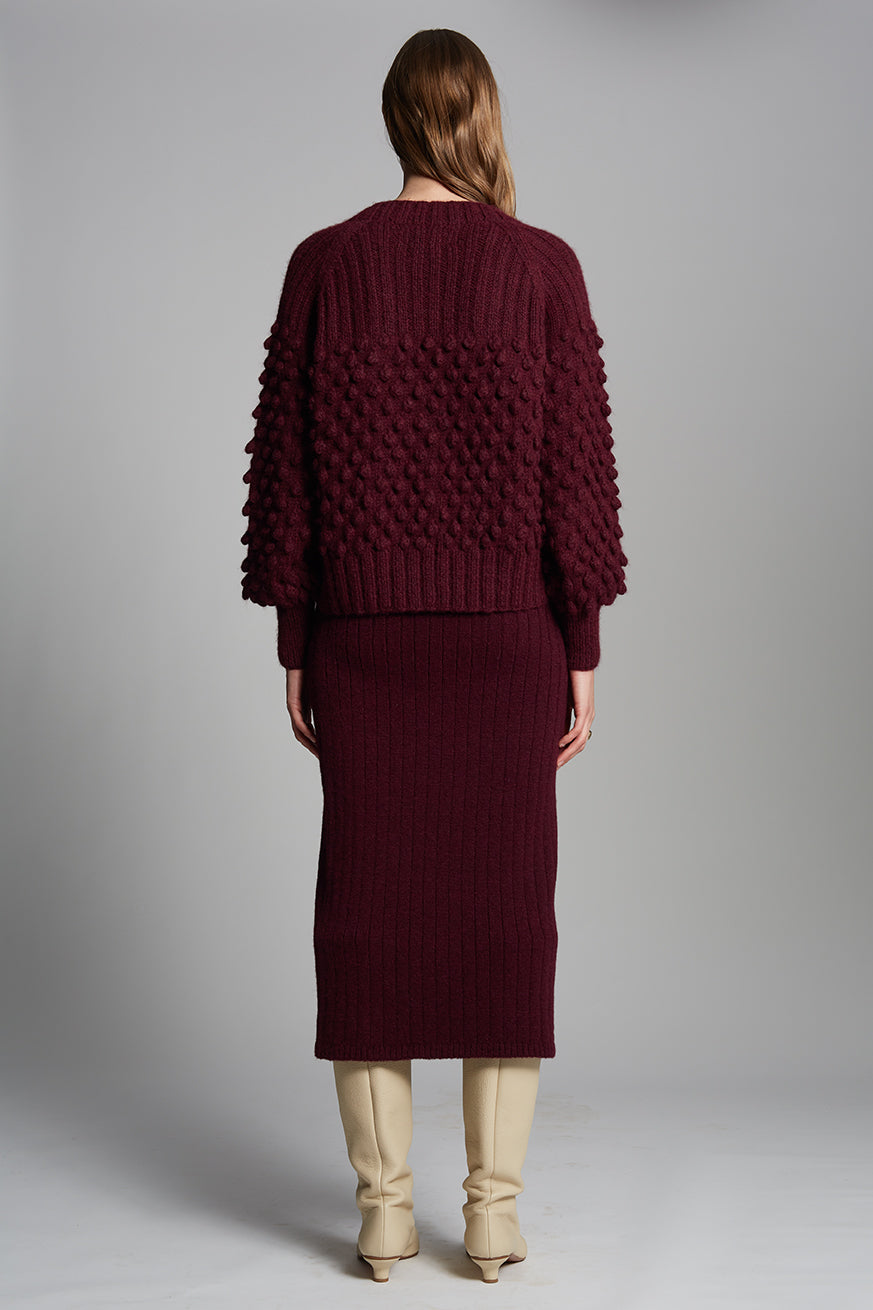 SAGE CARDI - MERLOT