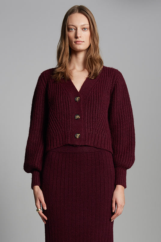 Eleven Six Sara Cardi in Merlot