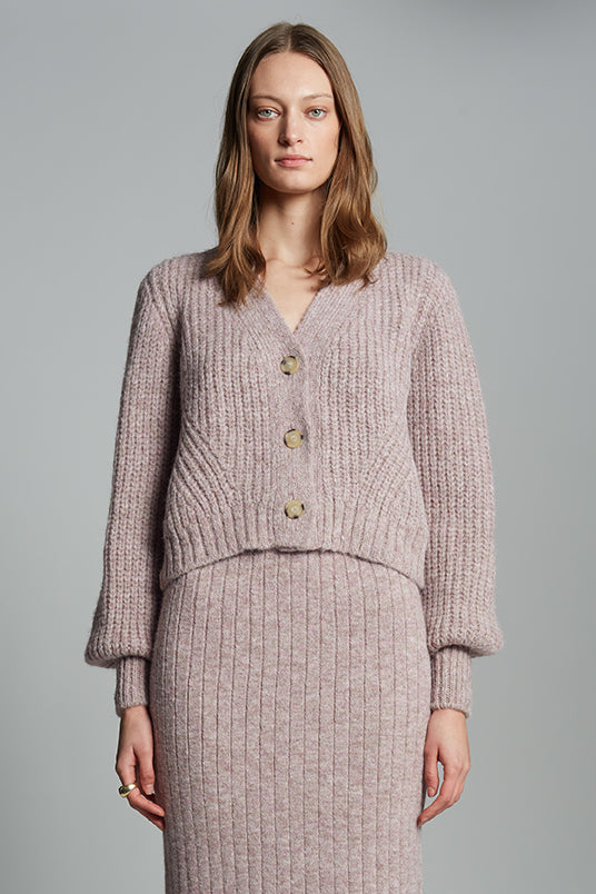 SARA CARDI - PINK MELANGE