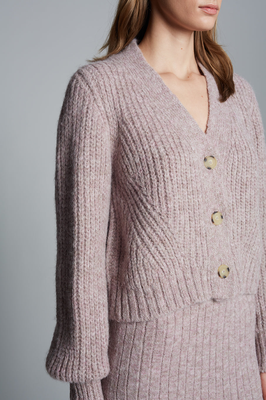 SARA CARDI - PINK MELANGE