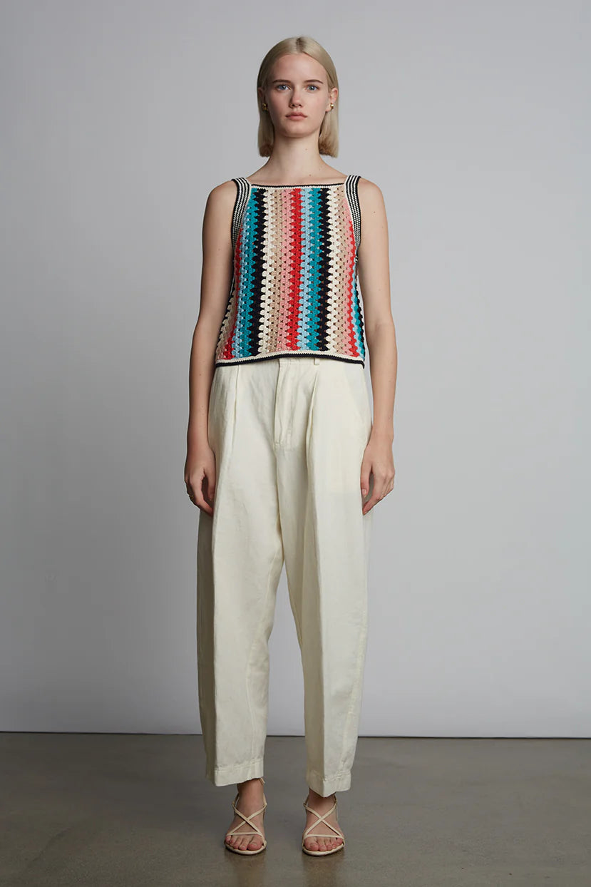 Kerry Crochet Top - Multicolor