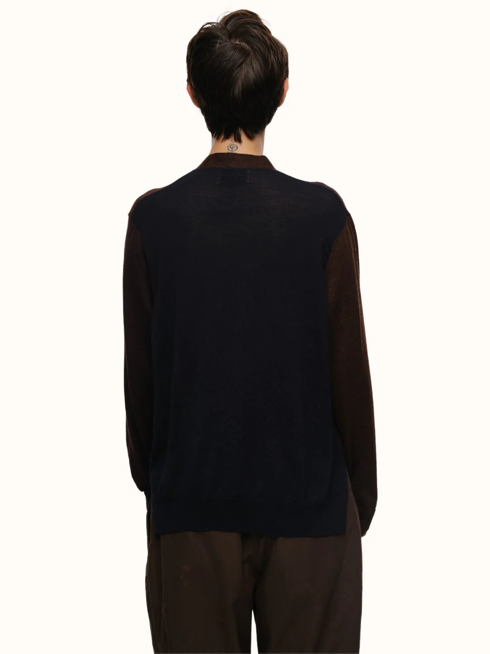 Adrian Color Blocked Cardigan