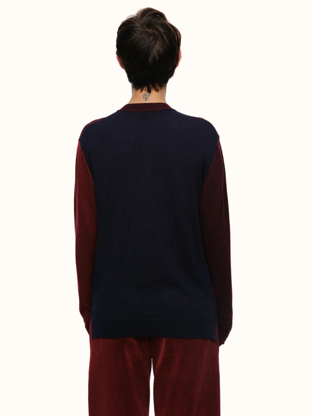 Adrian Color Blocked Cardigan