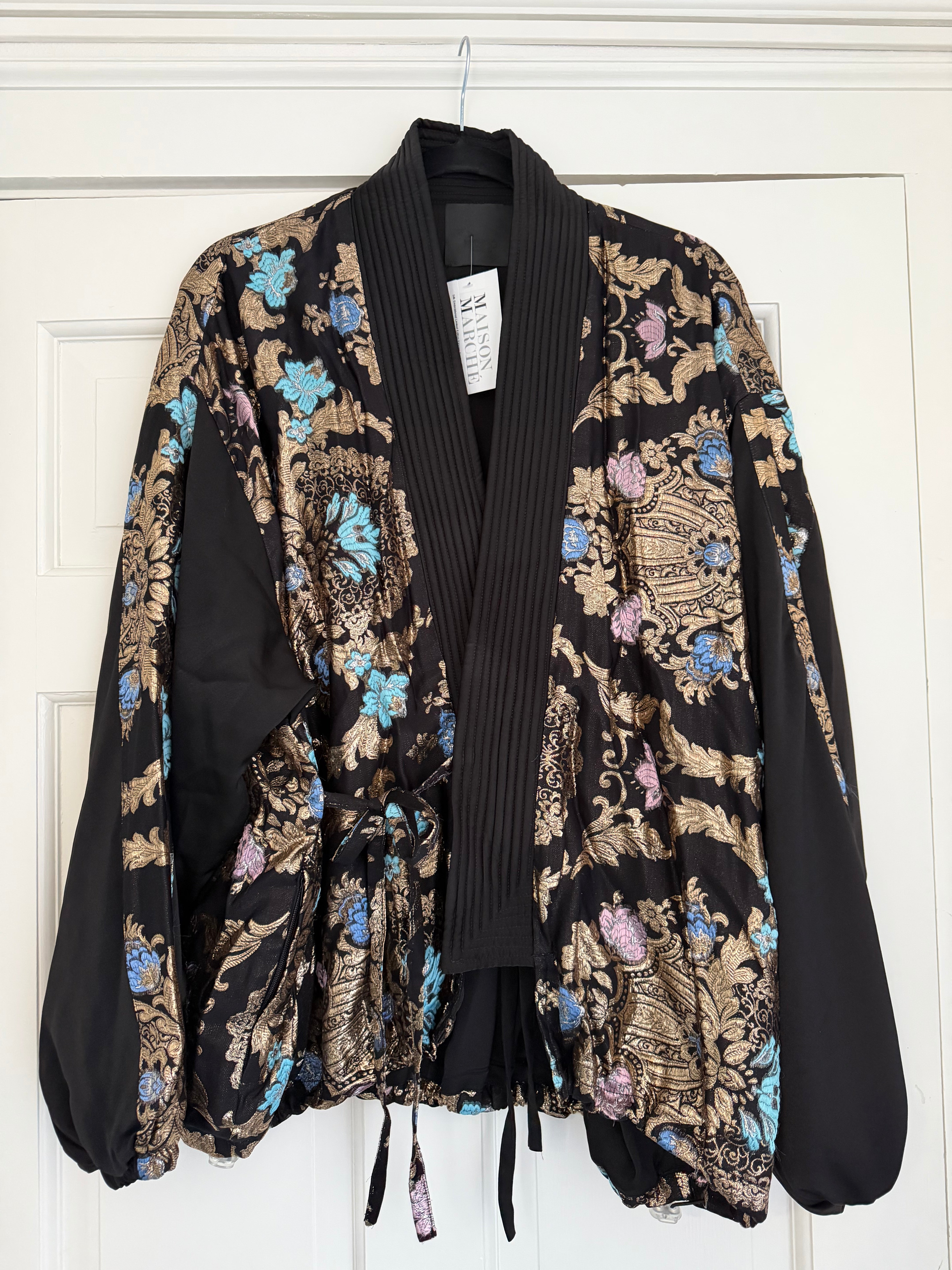 Moroccan Embroidered LTD Edition Kimono-Bomber Jacket- 1 size